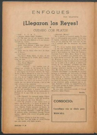 Enfoques por Telefoto : ¡ Llegaron los Reyes ! - Cuidado con Pilatos