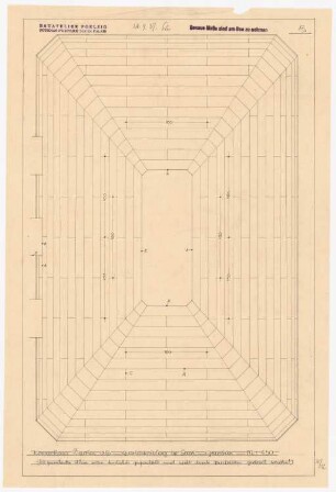 Konzerthaus, Beuthen Umbau: Grundriss 1:50
