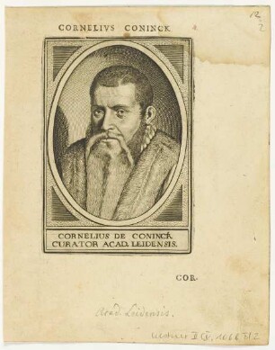 Bildnis des Cornelius de Coninck