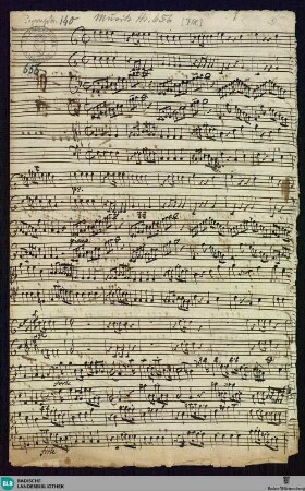 Symphonies - Mus. Hs. 656 : orch; F; BrinzingMWV 7.164