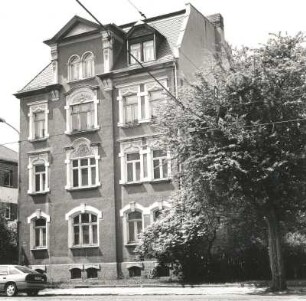 Markkleeberg, Ring 50. Wohnhaus (um 1900). Straßenansicht