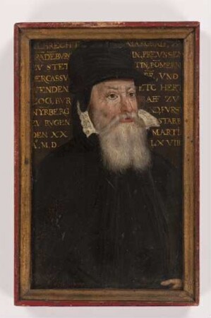 Miniaturporträt des Markgrafen Albrecht von Brandenburg
