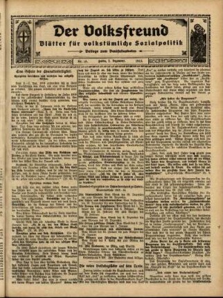 Ausgabe vom Sonntag, den 07. Dezember 1913.