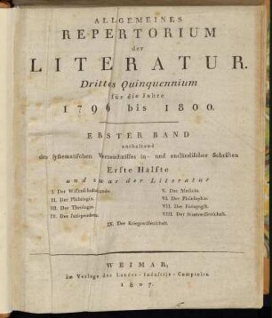 1796/1800,1: Allgemeines Repertorium der Literatur