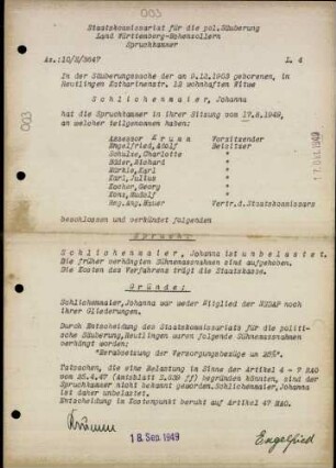 Schlichenmaier, Johanna