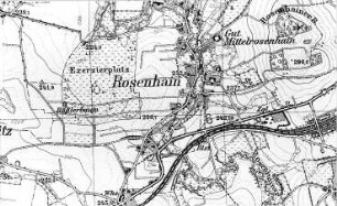 Löbau-Rosenhain. Meßtischblatt, Sekt. Reichenbach, 1886