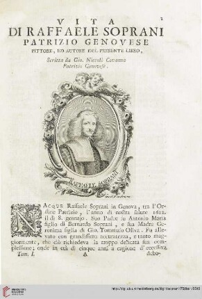 Vita di Raffaele Soprani Patrizio Genovese