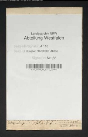 Einnahmen- und Ausgabenverzeichnis der Armenverwaltung.