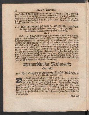 Von dem Glauben : Beschluß dieses Tractats
