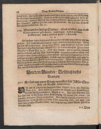 Von dem Glauben : Beschluß dieses Tractats