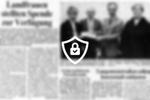 Landfrauen stellten Spende zu Verfügung