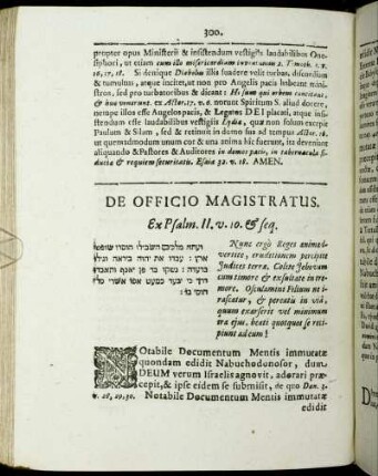 De Officio Magistratus.