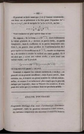 Analyse d´ouvrages.