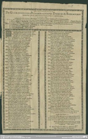 Meditatio sacra de resurrectione Jesu Christi