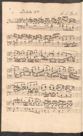 Partiten; cemb; B-Dur; BWV 825