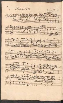 Partiten; cemb; B-Dur; BWV 825