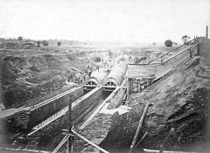 Bau des Rodenberger Dükers/Mittellandkanal
