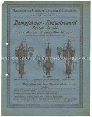 Dampfdruck-Reduzierventil