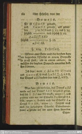 IIter Lehrsatz von der Deckung der Dreyecke