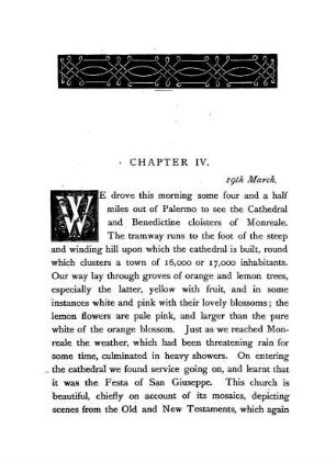 CHAPTER IV. - 19th March.