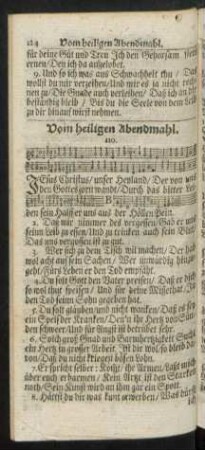 Vom heiligen Abendmahl. 110. - 118.