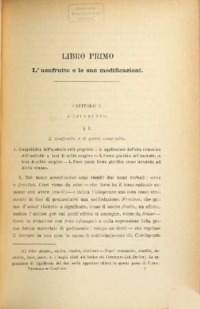 Dell'usufrutto, dell'uso e dell'abitazione, 1