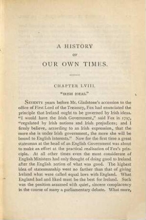 A history of our own times : from the accession of Queen Victoria to the General Election of 1880, 5
