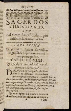 1-82, Pars Prima.