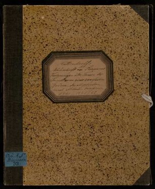 Theorie der Functionen einer veränderlichen complexen Grösse. Teil II. [Vorlesungsnachschrift], Göttingen, 1861 - 1862 : Hattendorffs Nachschrift Riemanns Vorlesungen über Theorie der Functionen einer complexen Grösse, der elliptischen und Abelschen Functionen [Umschlagtitel]