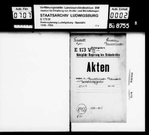 Oberamtsbaumeister und sonstige Körperschaftsbeamte, Oberamt Cannstatt