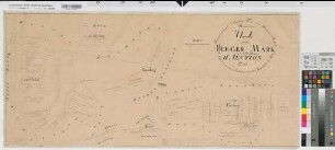 Calle (Meschede), Teilung der Berger Mark, Bl.2 Brouillonkarte