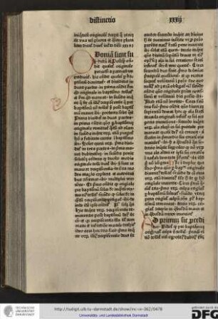 Quoniam sicut supra dictum est. Postquam ostendit qualiter originale peccatum a parentibus traducitur, hic ostendit qualiter per baptismum dimittatur...