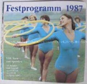 Programm zum 8. Turn- und Sportfest und zur 11. Kinder- und Jugendspartakiade der DDR