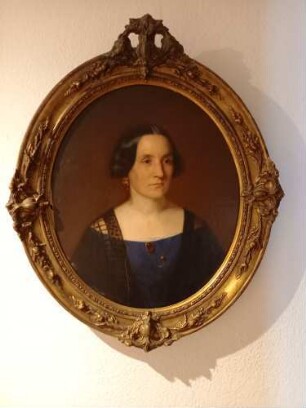 Ölgemälde / Unbekannte Dame / unsigniert