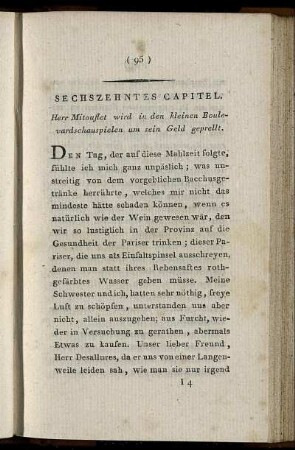 Sechszehntes Capitel. - Zwanzigstes Capitel.