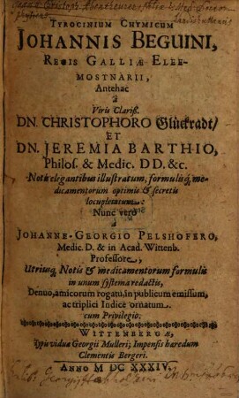 Tyrocinium Chymicum