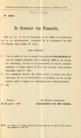 1e kwartaal 1899