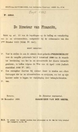 1e kwartaal 1899