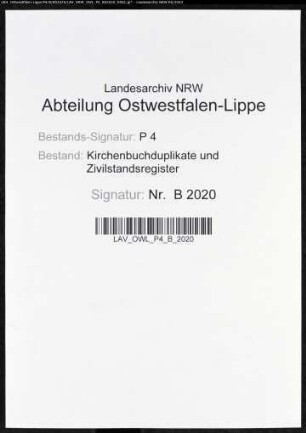 Belege zum Heiratsregister der Munizipalität Altena 1812