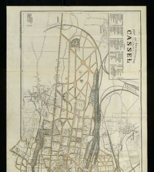 Plan der Residenzstadt Cassel