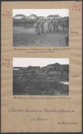 Besichtigung und Vorbeimarsch der 1. Jäger-Brigarde in Varvarin