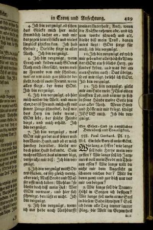 558. Ein Gebet-Lied in ängstlicher Betrübniß und Traurigkeit. - 591. Ein Gebet in schwerer Anfechtung und Sünden Angst.