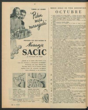 Medio siglo de vida argentina : Octubre