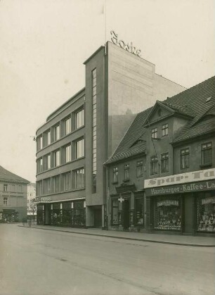 Geschäftshaus Emil Joske, Weißenfels, 1929