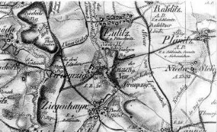 Leuben-Schleinitz-Eulitz und Graupzig. Oberreit, Sect. Freiberg, vor 1843