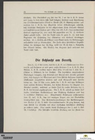 Die Schlacht am Sereth