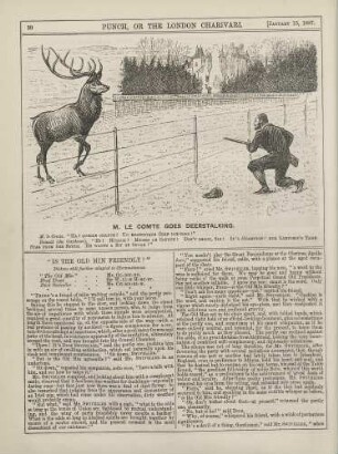 M. le Comte goes deerstalking
