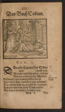 Das Buch Tobiae. - Historia Susannae.