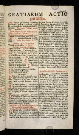 clxxxvii-clxxxviii, Gratiarum Actio post Missam