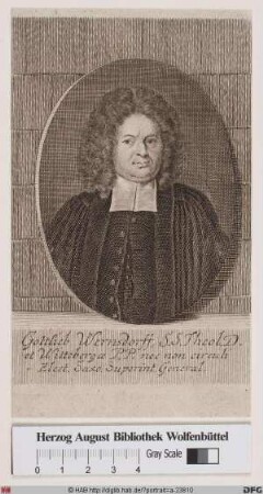 Bildnis Gottlieb Wernsdorf d. Ä.